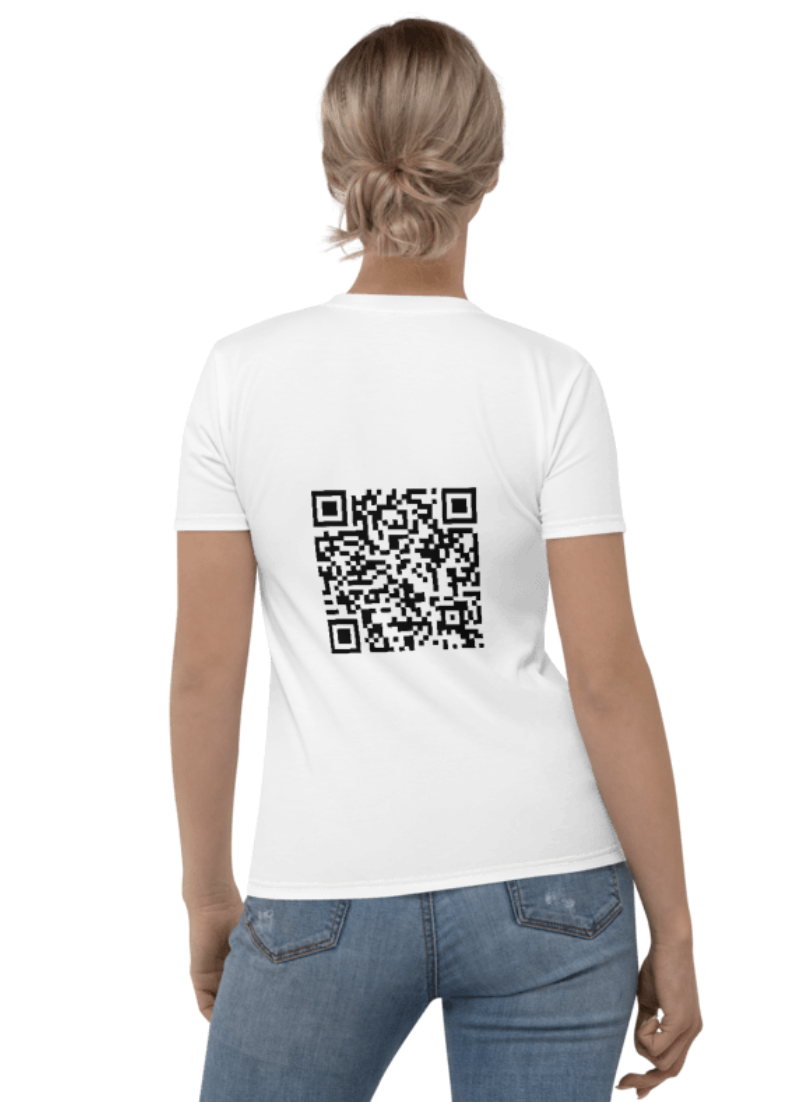 QR code on t-shirt